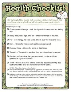 Rabbit Health Checklist-sized